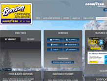 Tablet Screenshot of bensonautoservice.com